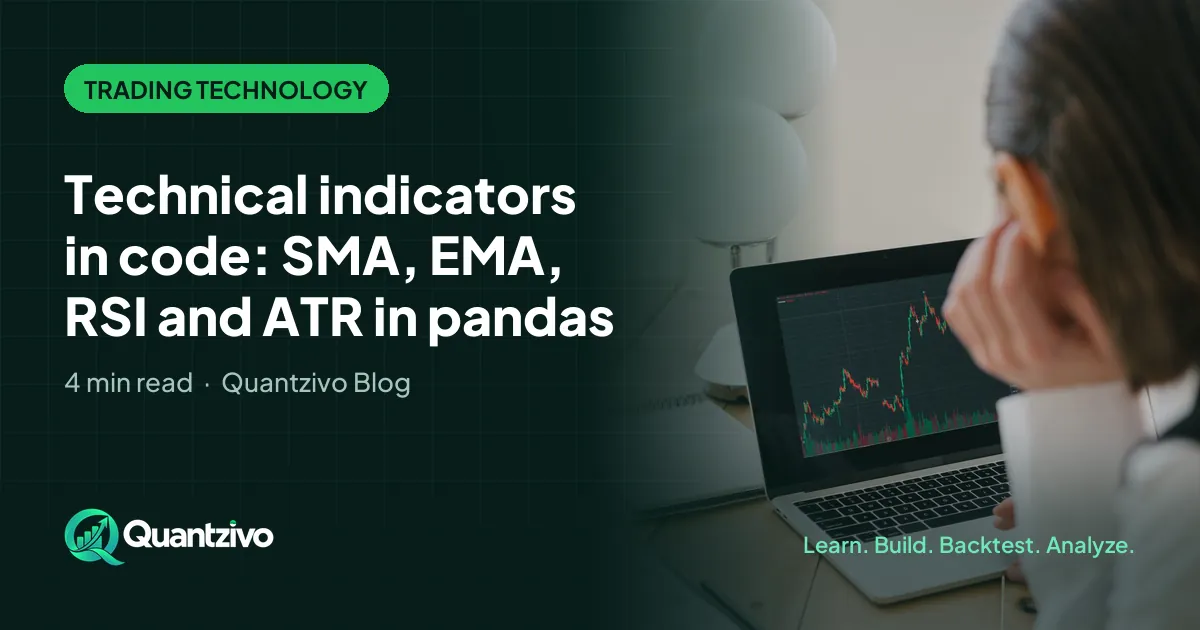 Technical indicators in code: SMA, EMA, RSI and ATR in pandas: Quantzivo Blog